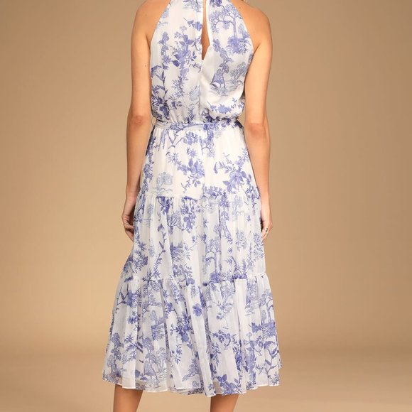 Lulu's White Midi Dress - Picture 2 of 9